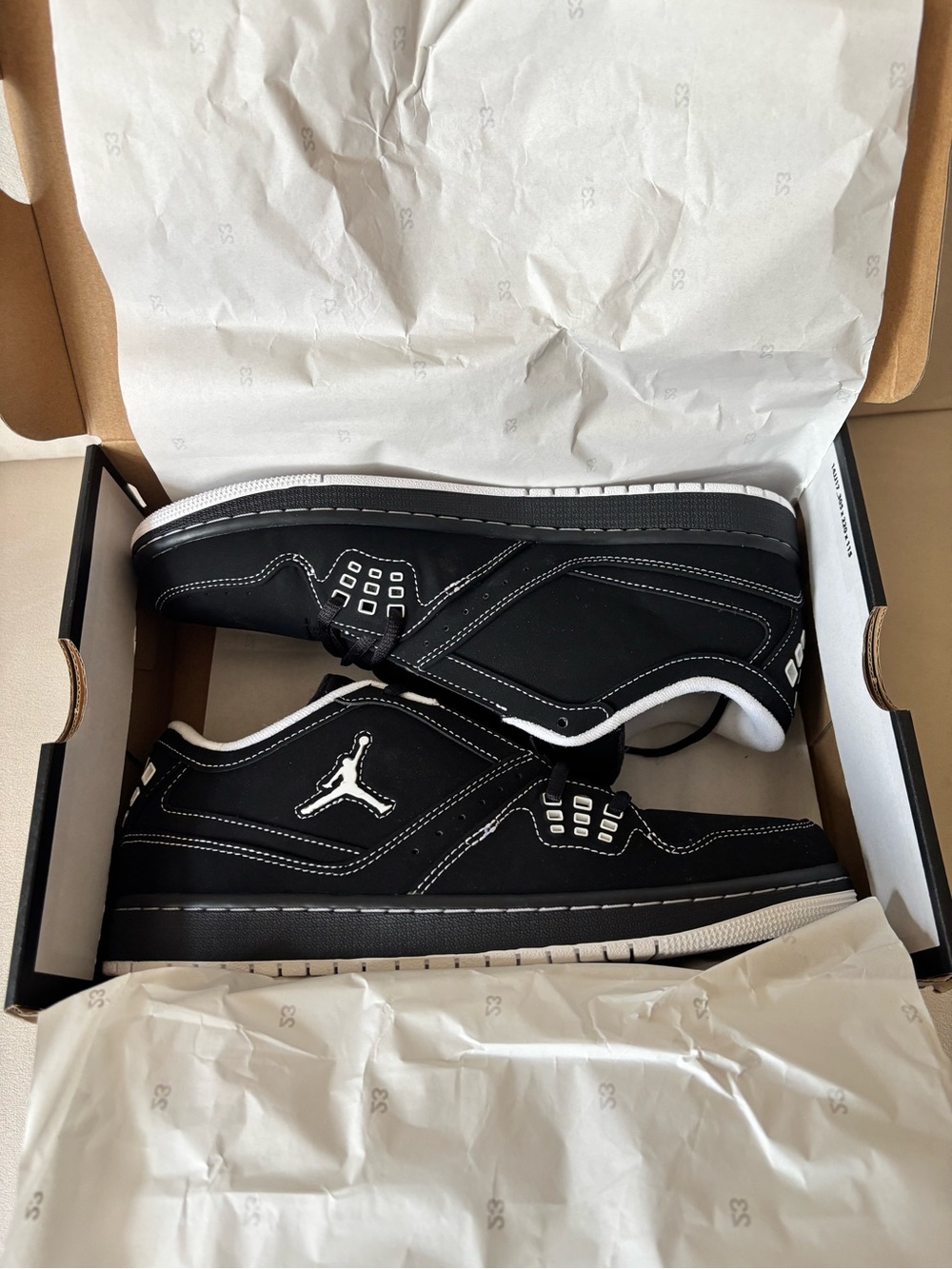 Jordan 1 Flight Low Men’s - Black (Size 10)